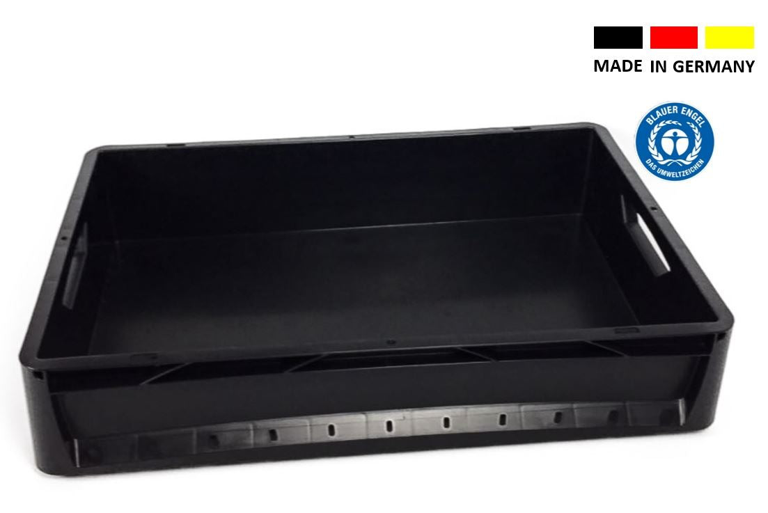 Regalbox schwarz, 24 L, 600x400x120