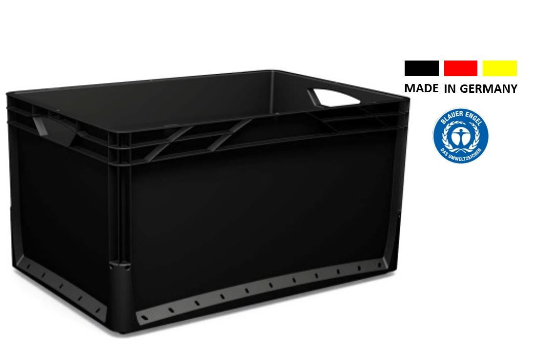 Regalbox schwarz, 62 L, 600x400x320