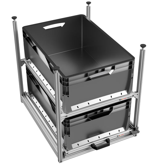 Tower 4 - 600, mit Auszügen, 475x610mm