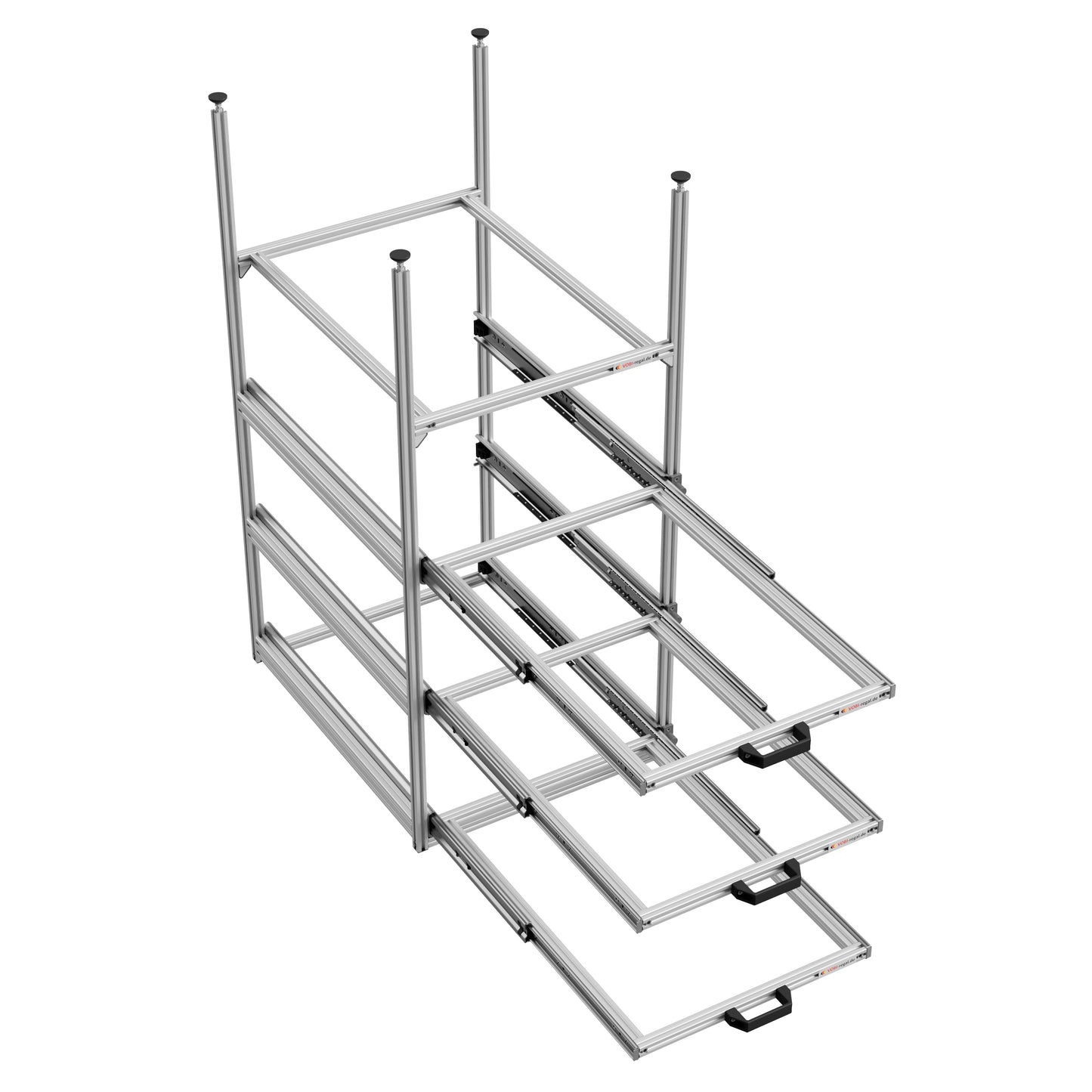 Tower 4 - 600, mit Auszügen, 475x610mm