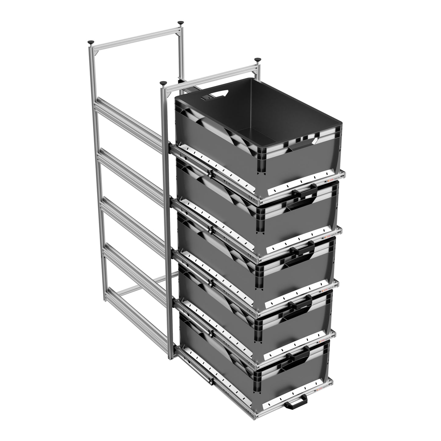 Tower 4 - 600, mit Auszügen, 475x610mm