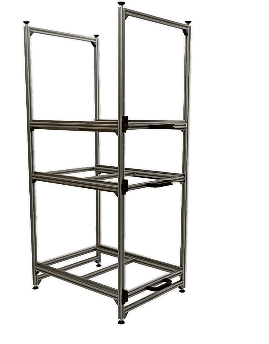 Tower 4 mit 3 Auszügen, 475x610mm