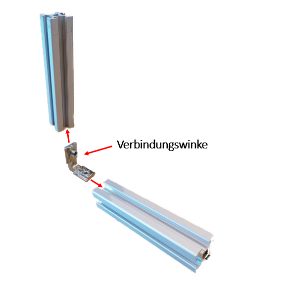 Verbindungswinkel Innenwinkel für Eckverbindungen