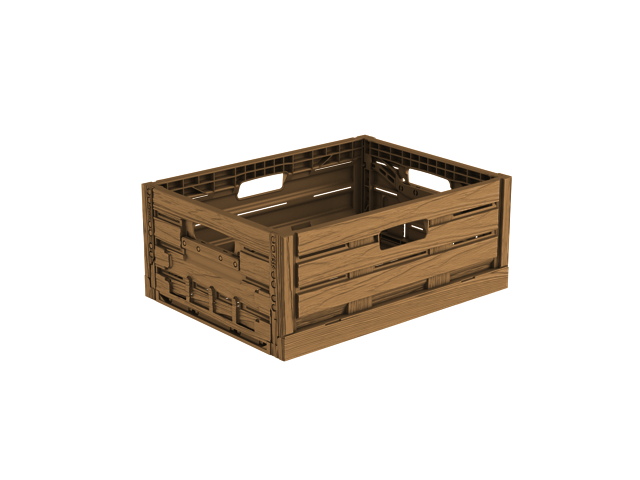 Klappbox Holzdekor