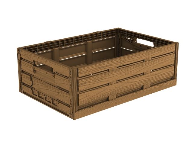 Klappbox Holzdekor
