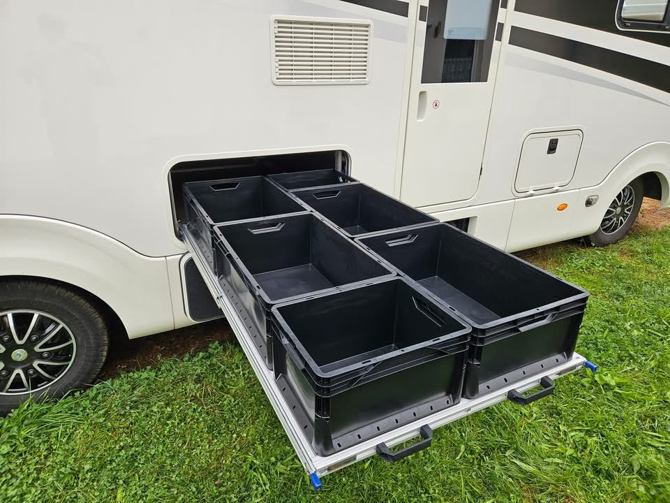 Wohnmobil Unterboden-Auszüge