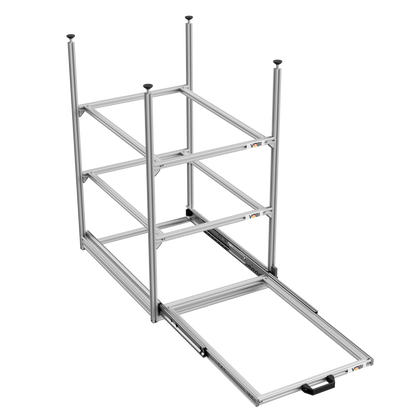 Tower 4 - 600, mit Auszügen, 475x610mm