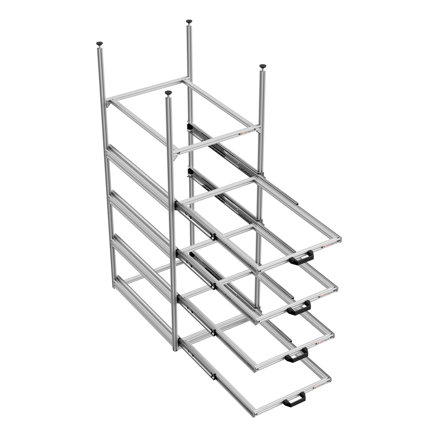 Tower 4 - 600, mit Auszügen, 475x610mm