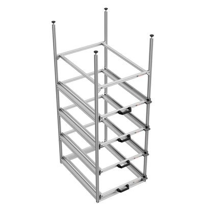 Tower 4 - 600, mit Auszügen, 475x610mm