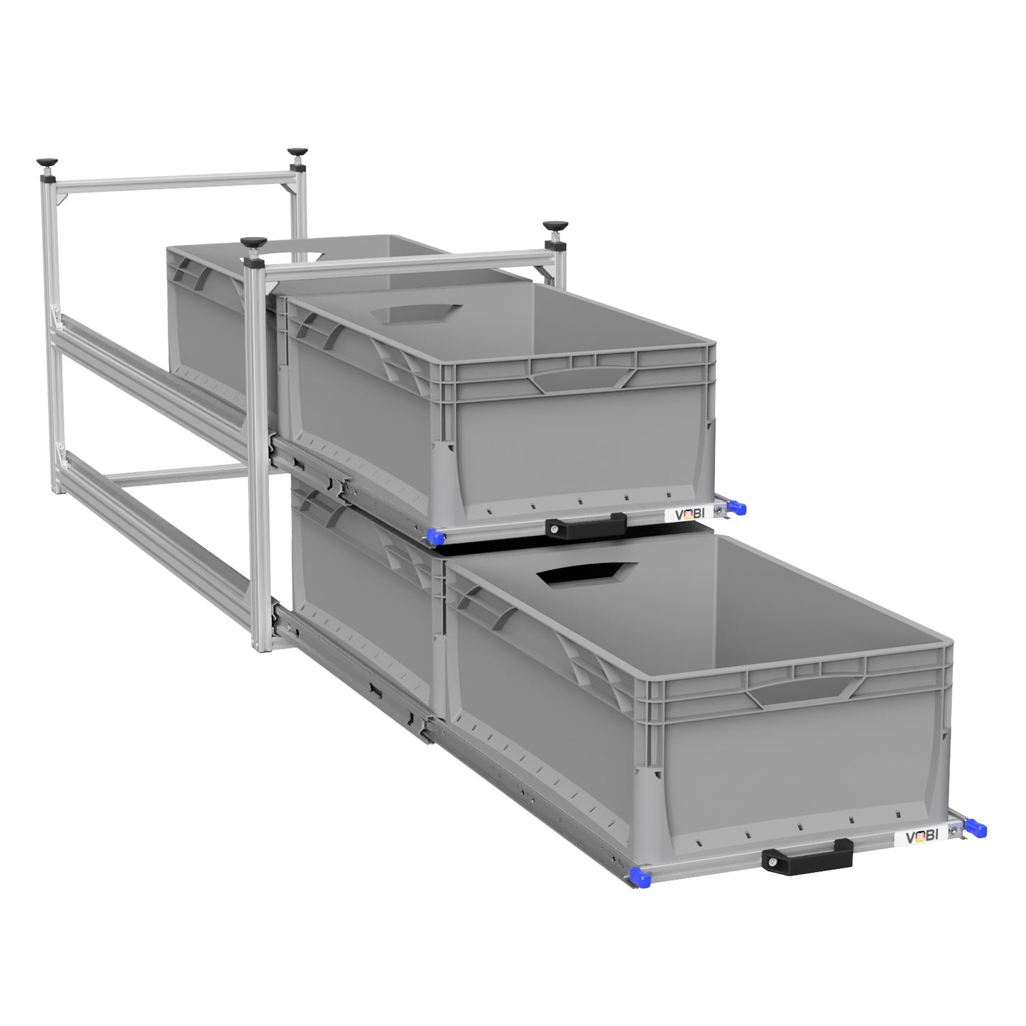 Tower 4 - 1200 mit Auszügen, 488x1205mm