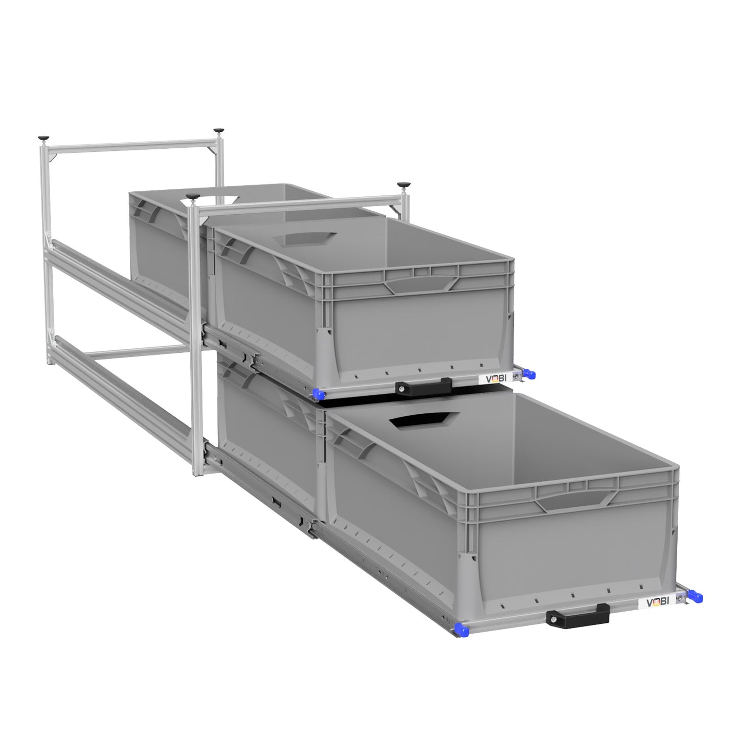 Tower 4 - 1200 mit Auszügen, 488x1205mm