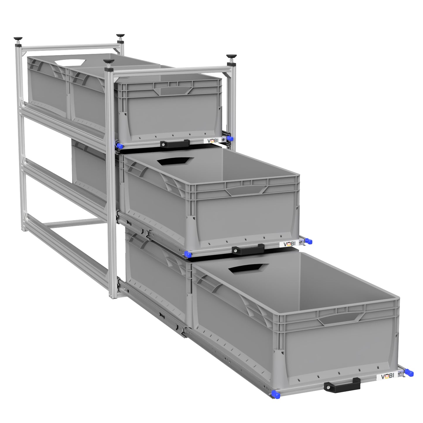 Tower 4 - 1200 mit Auszügen, 488x1205mm