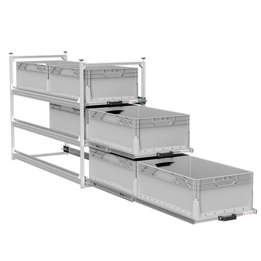 Tower 4 - 1200 mit Auszügen, 488x1205mm