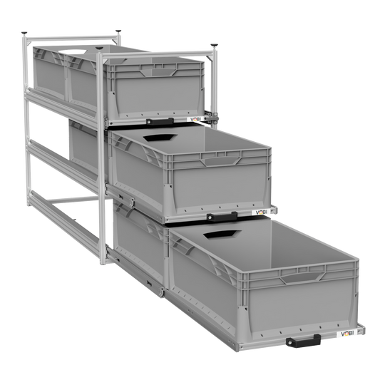 Tower 4 - 1200 mit Auszügen, 488x1205mm