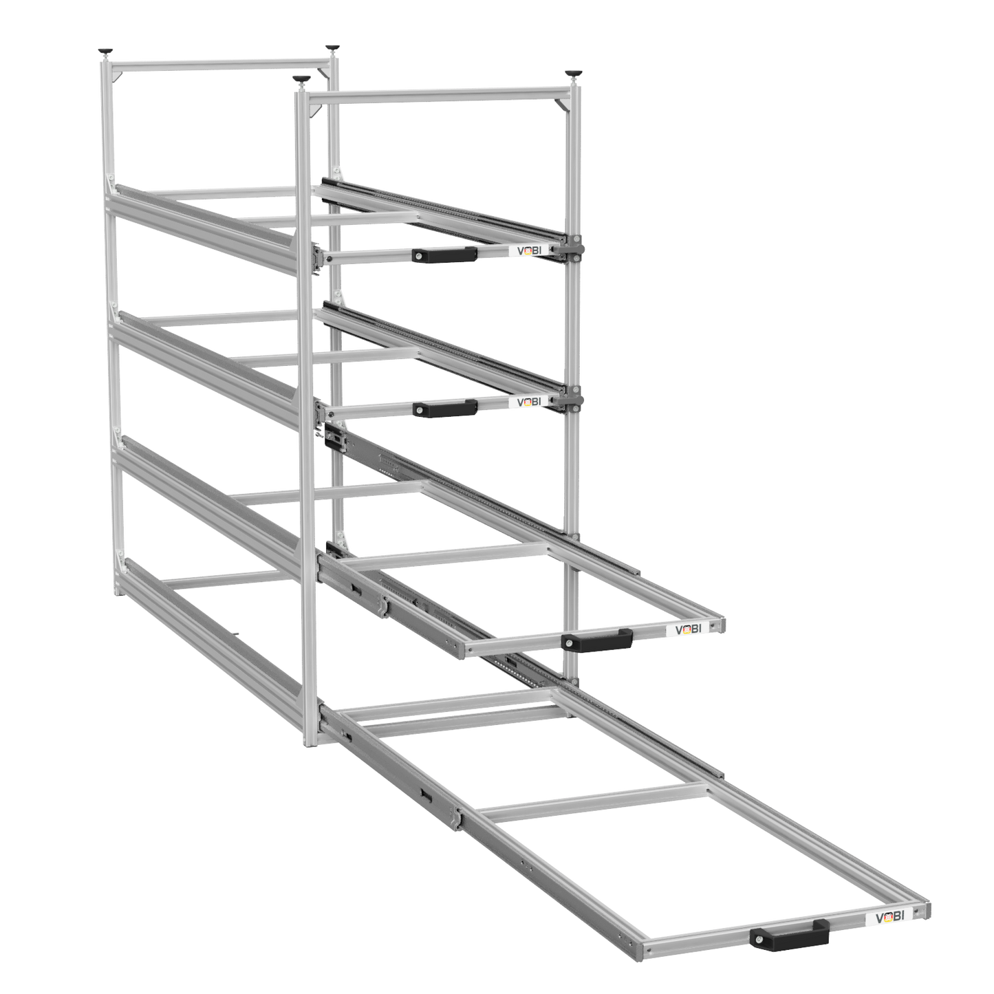 Tower 4 - 1200 mit Auszügen, 488x1205mm