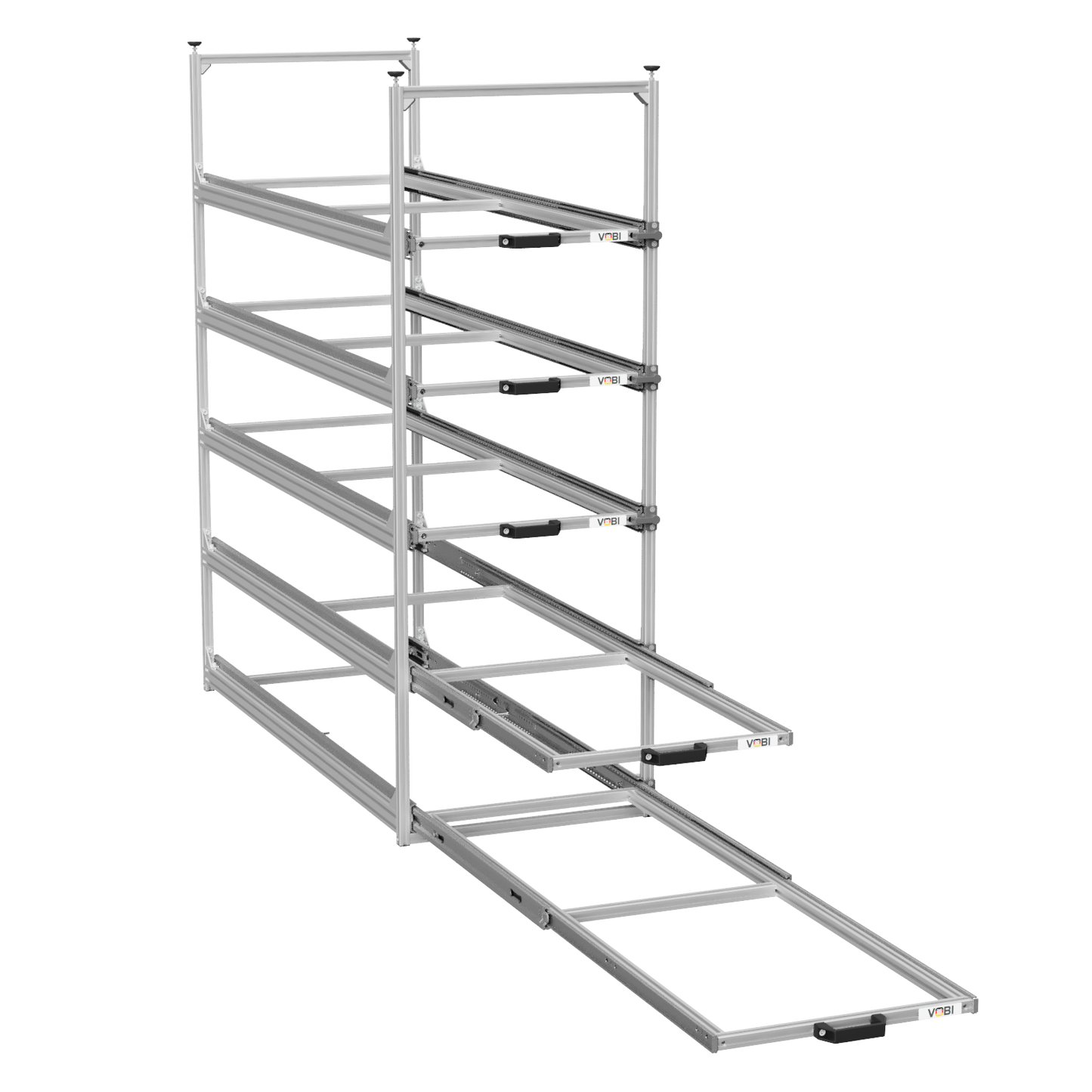 Tower 4 - 1200 mit Auszügen, 488x1205mm