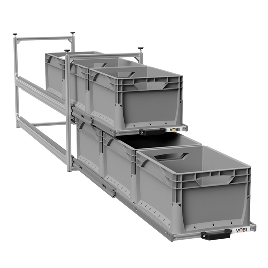 Tower 1 - 1200 mit Auszügen, 388x1205mm