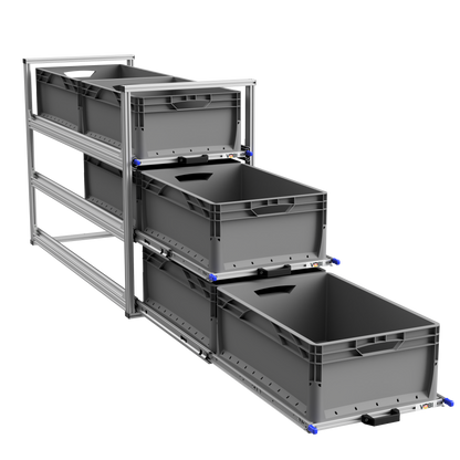 Regal/Auszug Kastenwagen 900/1200x400mm