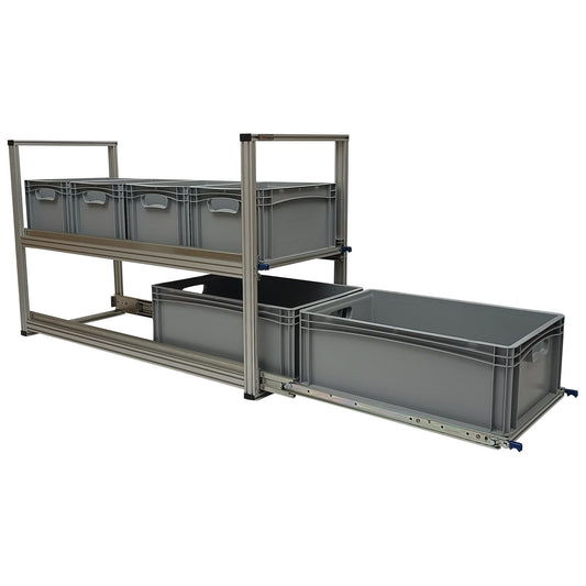 Regal/Auszug Kastenwagen 1200x400mm - 200 kg Version