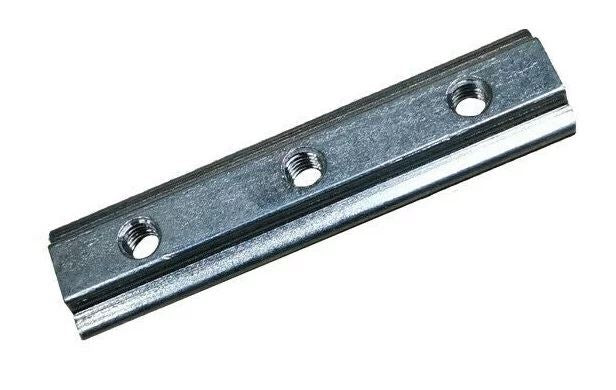 Nutenstein f. Airline-Schienen, 3 x M6 Gewinde, verzinkt