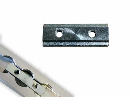 Nutenstein f. Airline-Schienen, 2x M6 Gewinde, verzinkt