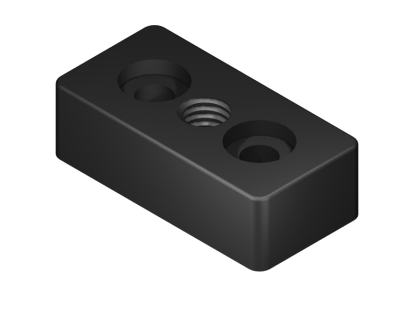 Fussplatte 40x20 mm, Befestigungsplatte