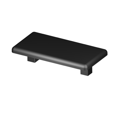 Abdeckkappe 40x20 mm, für Aluprofil der Baureihe 6