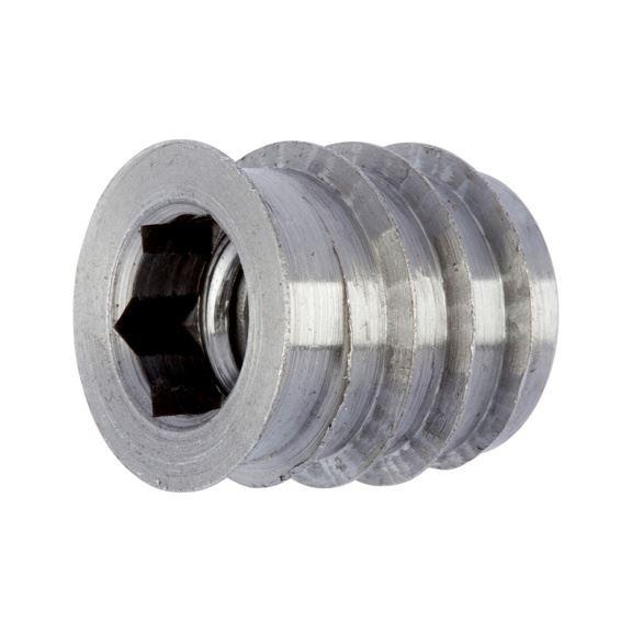 Einschraubmuffen, mit Innensechskant und Bund