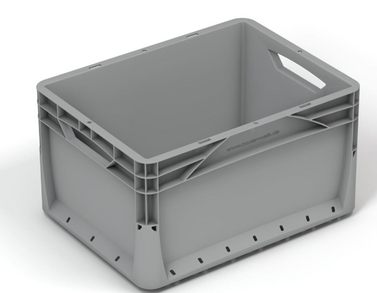Regalbox grau, 20 L, 400x300x220